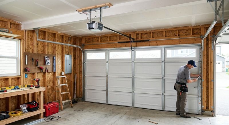 Wood Garage Installation in Pearland, TX