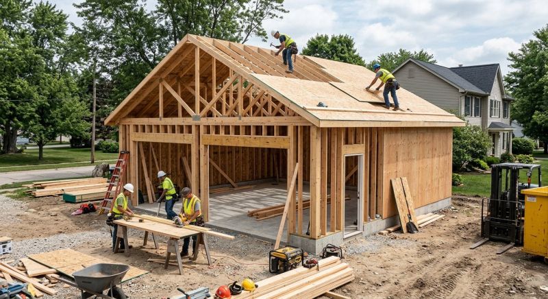 Detached Garage Construction in Summerville, SC