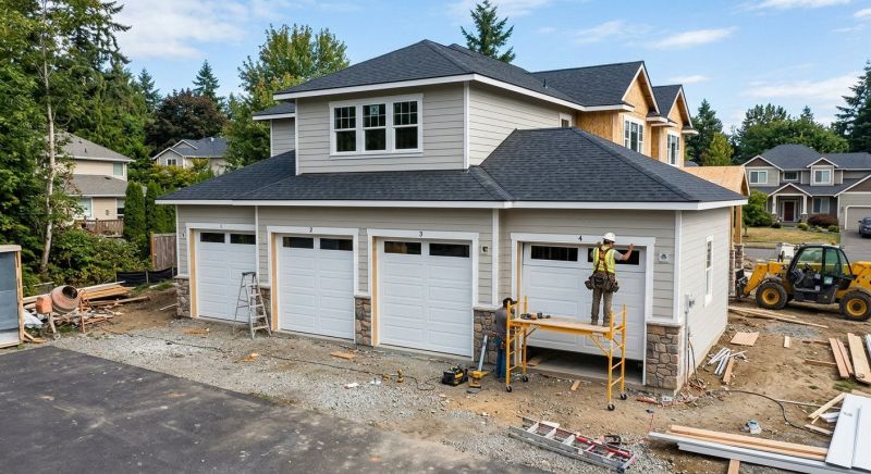 Four Car Garage Installation in South Houston, TX