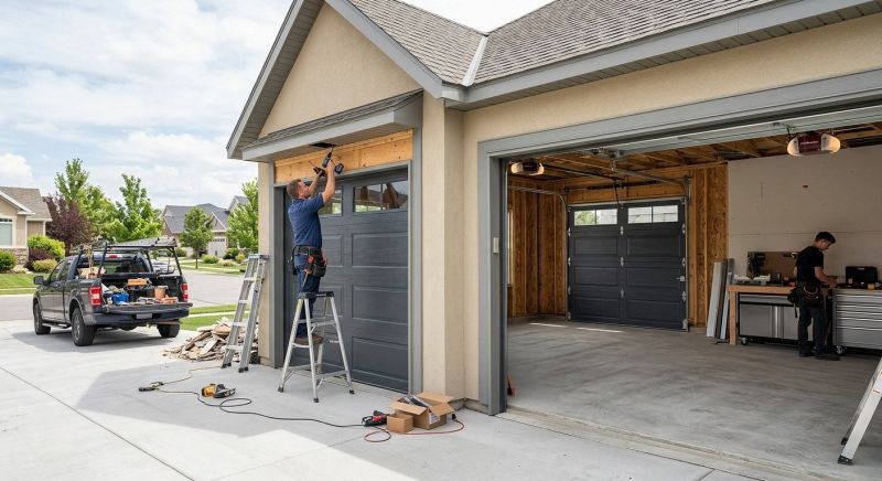 Four Car Garage Installation in Charleston, SC