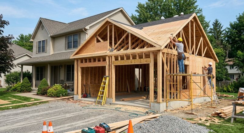 Garage Addition Installation in Conroe, TX