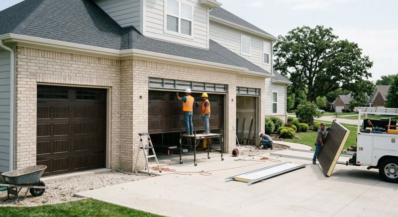 Three Car Garage Installation in Summerville, SC