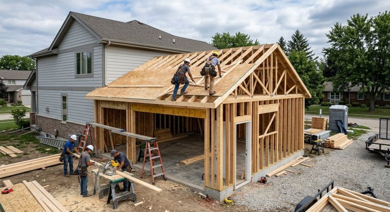 Wood Garage Installation in Cypress, TX